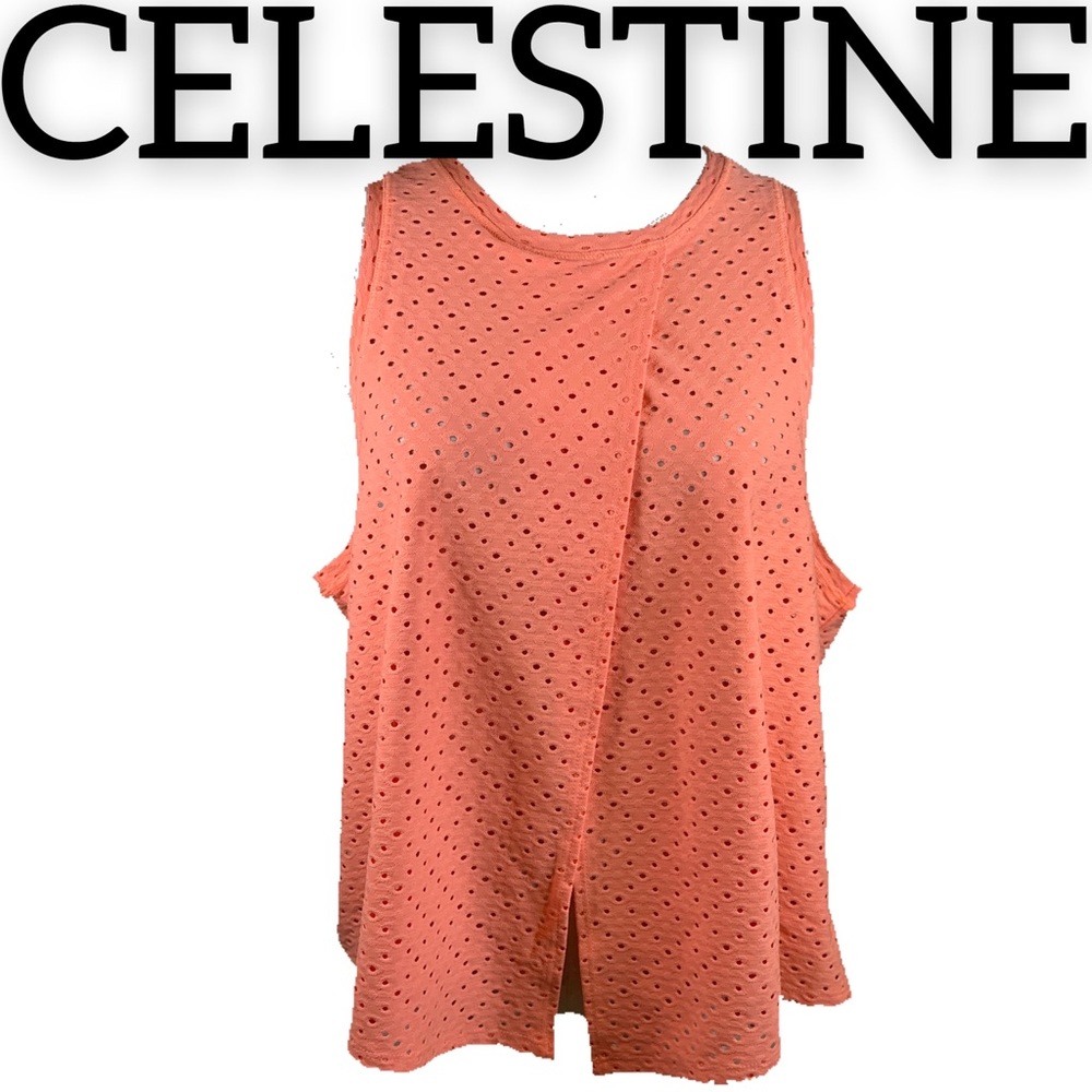 NWT Celestine Sleeveless Eyelet Top (M)